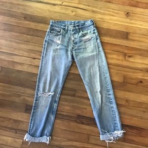 Vintage Levi’s remade classic denim jean 25 sz 1